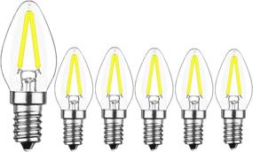 img 4 attached to KIMROO Candelabra Enquivalent Filament Dimmable