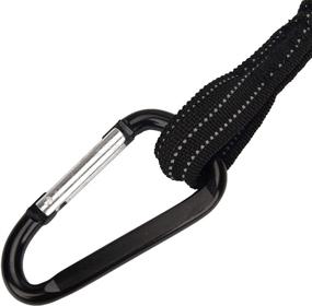 img 3 attached to 🔗 Lanyard with Retractable Carabiner Leash and Adjustable Restraint – Set of 10