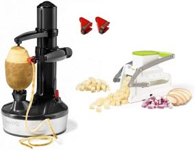 img 4 attached to ⏰ Time-Saving Starfrit Potato Peeling and Fry Cutting Set with Rotato Express 2.0 and Fry Cutter