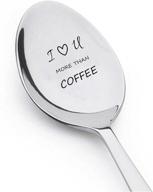 love more coffee silverware spoon logo