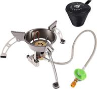 brs ultralight camping stove - portable gas cookware for outdoor kitchen, backpacking, and hiking – propane butane gas stove (brs-11) logo
