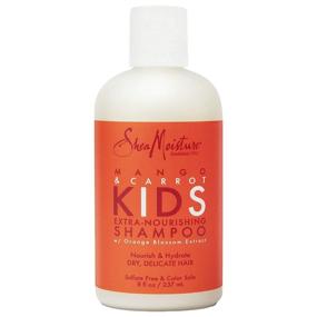 img 4 attached to 🥭 SheaMoisture Mango Carrot Kids Shampoo: Nourish with Shea Butter 8oz