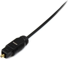 img 1 attached to StarTech.com THINTOS10: 10 ft. Ultra-Thin Digital Optical Audio Cable - Male/Male - Toslink SPDIF (3m)