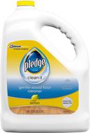 🍋 1 gallon pledge liquid cleaner for hardwood floors – lemon scented; safely removes dirt and enhances shine logo