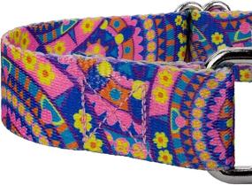 img 1 attached to 🐶 Country Brook Petz - Groovy Collection Martingale Dog Collar with 11 Far Out Designs