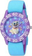magical disney puppy quartz plastic watches for boys - fun and casual timepieces logo
