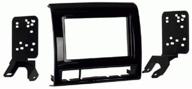 black double din dash installation kit for 2012 toyota tacoma vehicles - metra 95-8235b logo