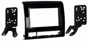 img 1 attached to Black Double DIN Dash Installation Kit for 2012 Toyota Tacoma Vehicles - Metra 95-8235B