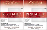 🔝 l'oreal paris revitalift anti-wrinkle + firming face & neck contour cream (pack of 2) - rejuvenate your skin & reduce wrinkles logo