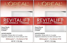 img 3 attached to 🔝 L'Oreal Paris RevitaLift Anti-Wrinkle + Firming Face & Neck Contour Cream (Pack of 2) - Rejuvenate Your Skin & Reduce Wrinkles