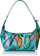 👜 original floating women's handbags & wallets by anuschka: hobo shoulder collection logo