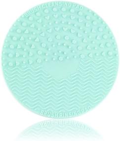 img 4 attached to 🧼 Efficient Silicone Makeup Brush Cleaning Pad for Easy Cosmetic Brush Cleaning/Washing