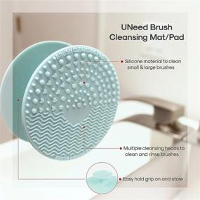 img 3 attached to 🧼 Efficient Silicone Makeup Brush Cleaning Pad for Easy Cosmetic Brush Cleaning/Washing