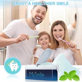 img 2 attached to 🦷 Tooth Whitening Powder for a Brighter Smile, No-Mess Teeth Whitener, Effective Coffee, Smoking, Soda, Wine Stain Remover - Mint Flavor, 40g