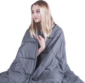 img 4 attached to COMHO Weighted Blanket Adults Cooling