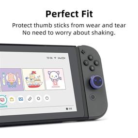 img 2 attached to 👻 Enhance Gaming Experience with GeekShare 4PCS Cute Ghost Thumb Grip Caps for Nintendo Switch / OLED / Switch Lite