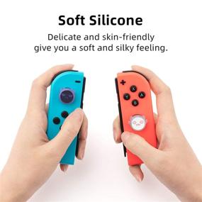 img 3 attached to 👻 Enhance Gaming Experience with GeekShare 4PCS Cute Ghost Thumb Grip Caps for Nintendo Switch / OLED / Switch Lite