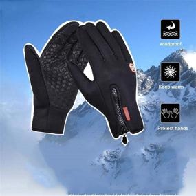 img 3 attached to 【Winter Sales】Warm Thermal Cycling Running Men's Accessories and Gloves & Mittens