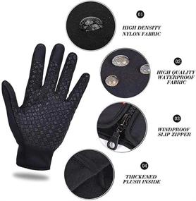 img 1 attached to 【Winter Sales】Warm Thermal Cycling Running Men's Accessories and Gloves & Mittens