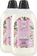 🌹 love home and planet rose petal & murumuru ultra concentrated laundry detergent - 2 pack (132 loads) логотип