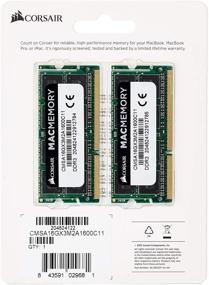 img 3 attached to 🔧 Corsair Apple Certified 16 GB (2x8 GB) DDR3 1600MHz (PC3 12800) Laptop Memory 1.35V: Boost Your Apple Laptop's Performance with Reliable Memory Upgrade