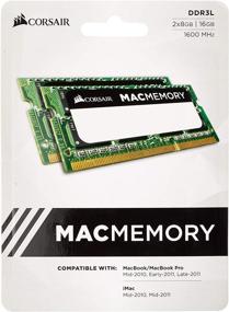 img 4 attached to 🔧 Corsair Apple Certified 16 GB (2x8 GB) DDR3 1600MHz (PC3 12800) Laptop Memory 1.35V: Boost Your Apple Laptop's Performance with Reliable Memory Upgrade