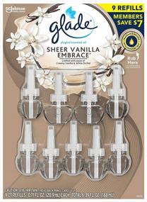 img 3 attached to 🌼 Glade PlugIns Scented Oil Warmers Sheer Vanilla Embrace Essential Oil Infused Wall Plugin, 6.39 Ounce, Pack of 9 Refills