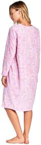 img 2 attached to Casual Nights Sleeve Fleece Nightgown Women's Clothing and Lingerie, Sleep & Lounge