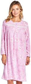 img 4 attached to Casual Nights Sleeve Fleece Nightgown Women's Clothing and Lingerie, Sleep & Lounge