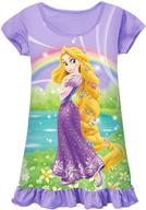 wnqy princess pajamas cartoon print nightgown dress for toddler girls and baby logo