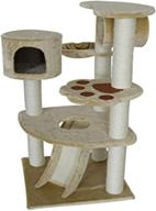 🐱 iris usa kitty paws playground cat tree condo - white, 5-tier, model 350020 logo