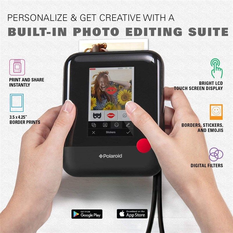 zink polaroid wifi wireless 3x4 portable mobile photo printer