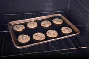 img 4 attached to Non-Stick Oven Liner by Cooks Innovations - Shield and 🔥 safeguard the base of Microwave, Convection, Gas, Electric, and Toaster Ovens