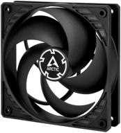 arctic p12 silent - 120mm case fan, pressure-optimized, ultra-quiet motor, pc cooling, fan speed: 1050 rpm - black logo