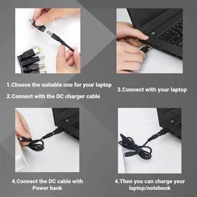 img 2 attached to 34pcs Universal Laptop Power Adapter Tips Set | Input DC Jack Connectors Kit 5.5 mm x 2.1 mm | Compatible with HP Toshiba Dell Asus Lenovo and Most Laptops