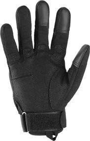 img 2 attached to 🧤 AXBXCX Men's Touchscreen Full Finger and Fingerless Gloves