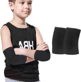 img 4 attached to Kids Knit Elbow Brace Support Sports & Fitness