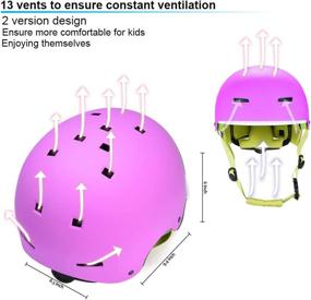 img 1 attached to 🚴 Sport Safety Kids Bike Helmet for Skating Scooter Rollerblading – Toddler Child Youth Helmet Ages 3-8 Boys Girls