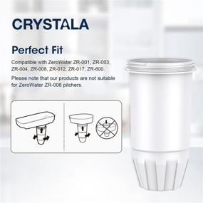 img 1 attached to 🚰 Crystala Replacement Filters for Compatible Dispensers