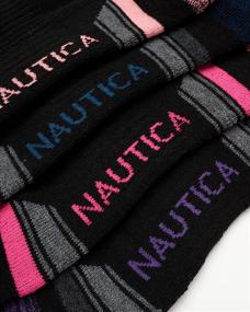 img 1 attached to 🧦 Носки для занятий спортом Nautica с амортизацией, контролем влаги и низким вырезом для женщин (6 пар) - Комфорт и прочность в одном