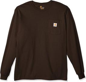 img 4 attached to Carhartt Workwear Pocket Black 3X Large Men's Clothing and Shirts