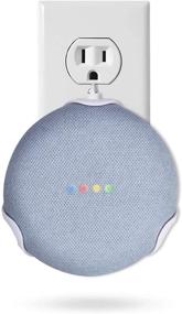 img 4 attached to 🔌 Организуйте и сохраните пространство: настенный держатель для Google Nest Mini от LANMU - больше неразборчивых проводов!