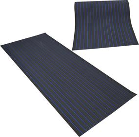 img 3 attached to 🛥️ EVA Foam Faux Teak Decking | Self-Adhesive Boat Decking Sheet | Marine Yacht RV Swimming Pool Flooring | Non-Skid Mat | 94.5"X35.4" Boat Flooring
