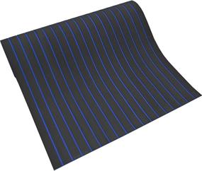img 1 attached to 🛥️ EVA Foam Faux Teak Decking | Self-Adhesive Boat Decking Sheet | Marine Yacht RV Swimming Pool Flooring | Non-Skid Mat | 94.5"X35.4" Boat Flooring