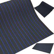 🛥️ eva foam faux teak decking | self-adhesive boat decking sheet | marine yacht rv swimming pool flooring | non-skid mat | 94.5"x35.4" boat flooring логотип