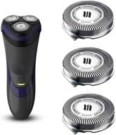 🪒 premium sh30 replacement heads for philips norelco shavers and click and style - comfortcut sh30/52, made in netherlands logo