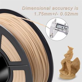 img 3 attached to 🌲 1.75mm Wood PLA 3D Printing Filament