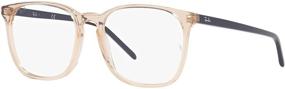 img 3 attached to Stylish Ray Ban RX5387 Transparent Eyeglass Frames for Men - Perfect Men's Accessories