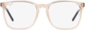 img 4 attached to Stylish Ray Ban RX5387 Transparent Eyeglass Frames for Men - Perfect Men's Accessories