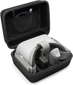 img 4 attached to 📦 Surdarx VR Oculus Go Case - Travel Storage Carrying Case for Oculus Go/Samsung Gear Virtual Reality Headset Gamepad Game Controller Kit (Black)